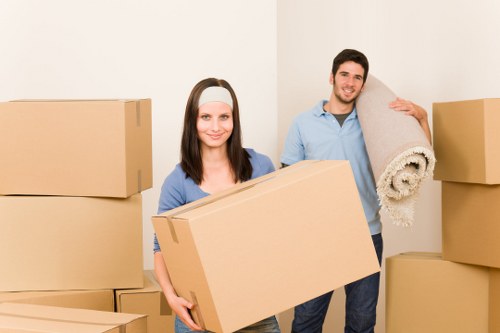 Modern moving van equipped for secure transportation
